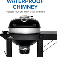 Napoleon - PRO22 Charcoal Kettle Grill, Black with Cart - PRO22K-CART-3