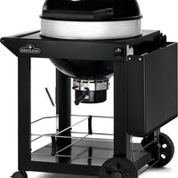 Napoleon - PRO22 Charcoal Kettle Grill, Black with Cart - PRO22K-CART-3