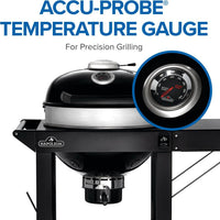 Napoleon - PRO22 Charcoal Kettle Grill, Black with Cart - PRO22K-CART-3