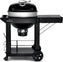 Napoleon - PRO22 Charcoal Kettle Grill, Black with Cart - PRO22K-CART-3