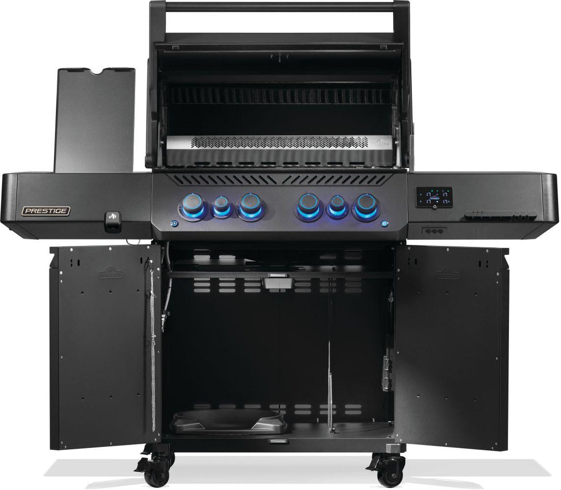 Napoleon - Phantom Prestige® 500 Connected, Natural Gas Grill with Infrared Side and Rear Burner, Matte Black - P500VXRSIBNK-PHM