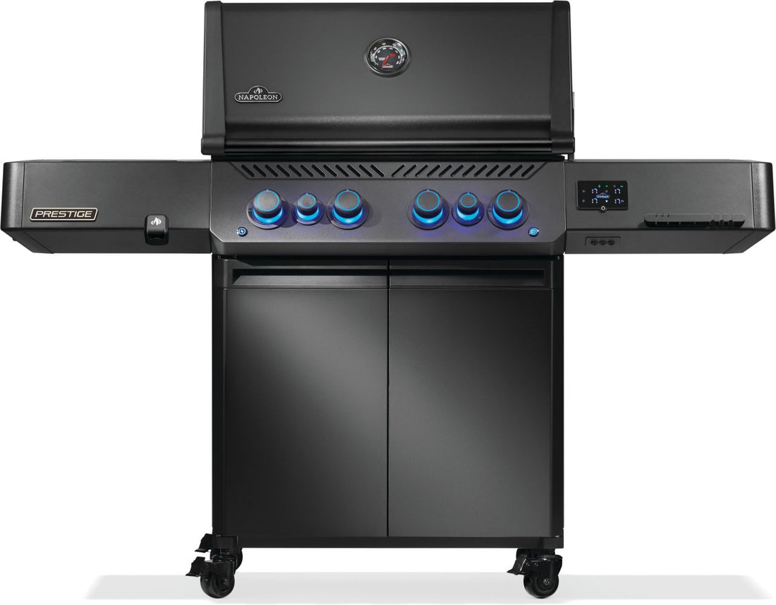 Napoleon - Phantom Prestige® 500 Connected, Natural Gas Grill with Infrared Side and Rear Burner, Matte Black - P500VXRSIBNK-PHM
