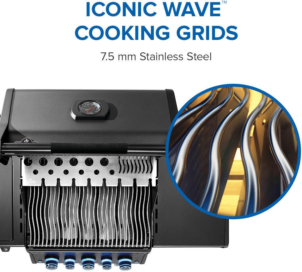 Napoleon - Phantom Rogue® PRO-S 425 Natural Gas Grill with Infrared Side and Rear Burners, Matte Black - RPS425RSIBNK-2-PHM