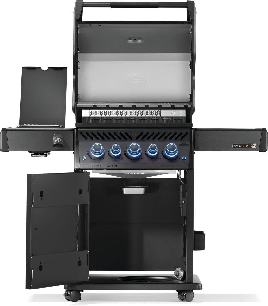 Napoleon - Phantom Rogue® PRO-S 425 Natural Gas Grill with Infrared Side and Rear Burners, Matte Black - RPS425RSIBNK-2-PHM
