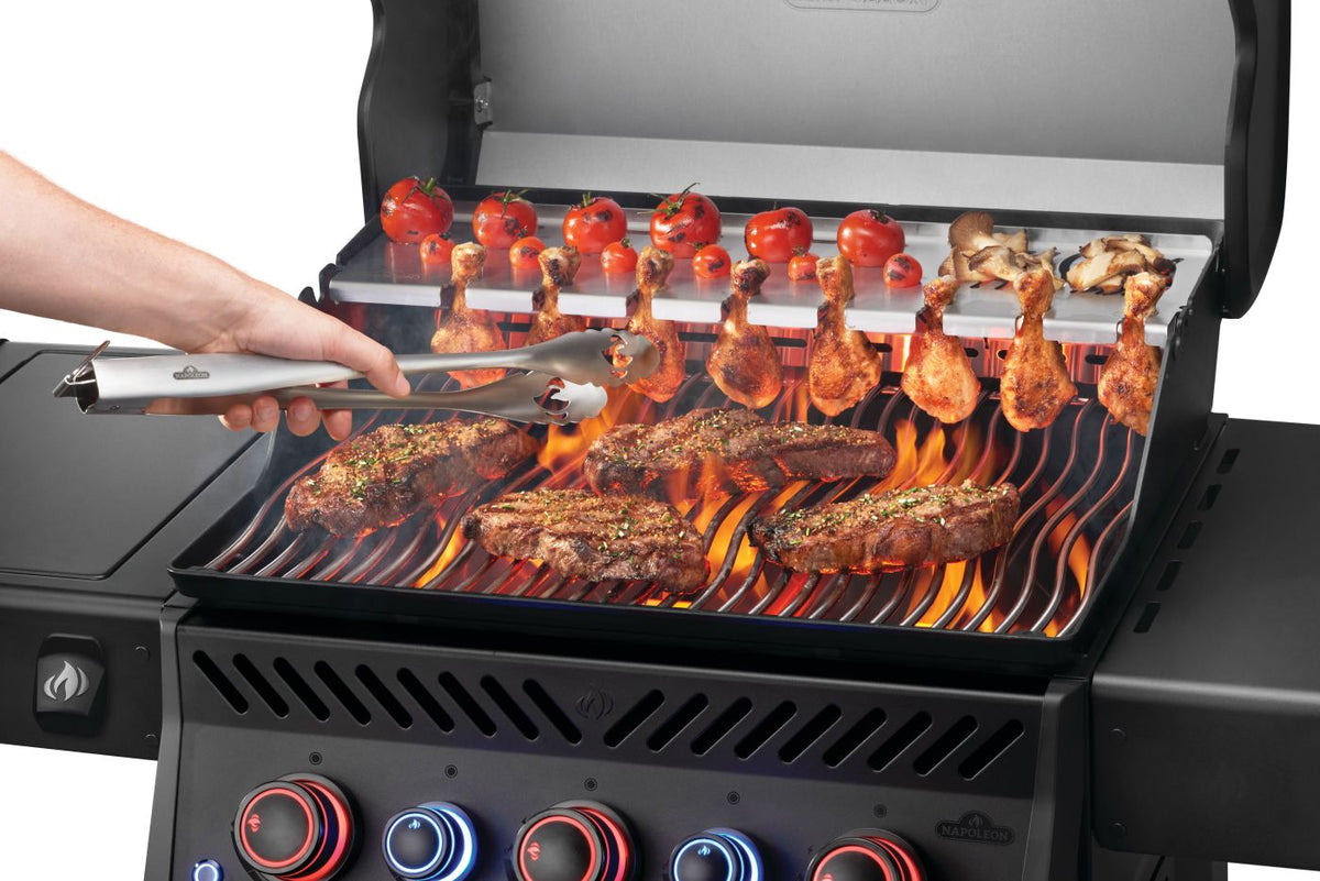 Napoleon - Phantom Rogue® PRO-S 425 Natural Gas Grill with Infrared Side and Rear Burners, Matte Black - RPS425RSIBNK-2-PHM