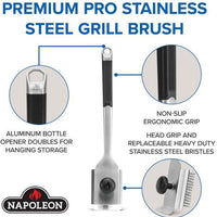 Napoleon - Premium Stainless Steel Grill Brush - GABR007