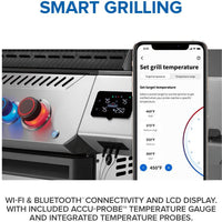 Napoleon - Prestige® 500 Connected, Propane Grill with Infrared Side and Rear Burner, Stainless Steel - P500VXRSIBPSS