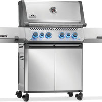 Napoleon - Prestige® 500 Propane Gas Grill with Infrared Side and Rear Burner, Stainless Steel - P500VRSIBPSS