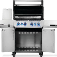 Napoleon - Prestige® 500 Propane Gas Grill with Infrared Side and Rear Burner, Stainless Steel - P500VRSIBPSS