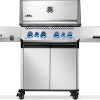 Napoleon - Prestige® 500 Propane Gas Grill with Infrared Side and Rear Burner, Stainless Steel - P500VRSIBPSS