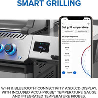 Napoleon - Prestige® 665 Connected, Propane Grill with Infrared Side and Rear Burner, Stainless Steel - P665VXRSIBPSS