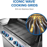 Napoleon - Prestige® 665 Connected, Propane Grill with Infrared Side and Rear Burner, Stainless Steel - P665VXRSIBPSS