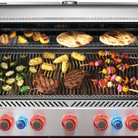 Napoleon - Prestige® 665 Connected, Propane Grill with Infrared Side and Rear Burner, Stainless Steel - P665VXRSIBPSS