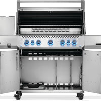 Napoleon - Prestige® 665 Natural Gas Grill with Infrared Side and Rear Burner, Stainless Steel - P665VRSIBNSS