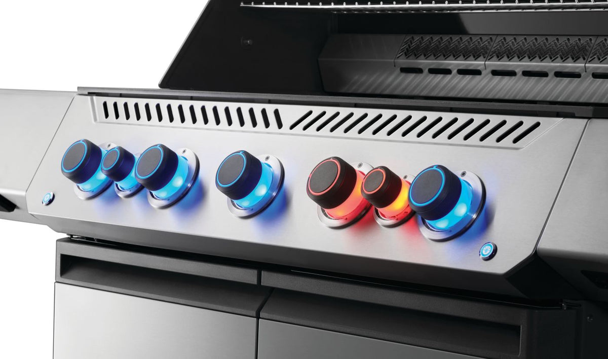 Napoleon - Prestige® 665 Propane Gas Grill with Infrared Side and Rear Burner, Stainless Steel - P665VRSIBPSS