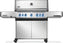 Napoleon - Prestige® 665 Natural Gas Grill with Infrared Side and Rear Burner, Stainless Steel - P665VRSIBNSS