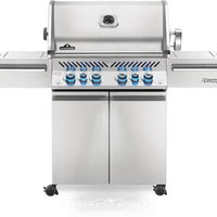 Napoleon - Prestige® PRO 500 Propane Gas Grill with Infrared Rear and Side Burners, Stainless Steel - PRO500RSIBPSS-3