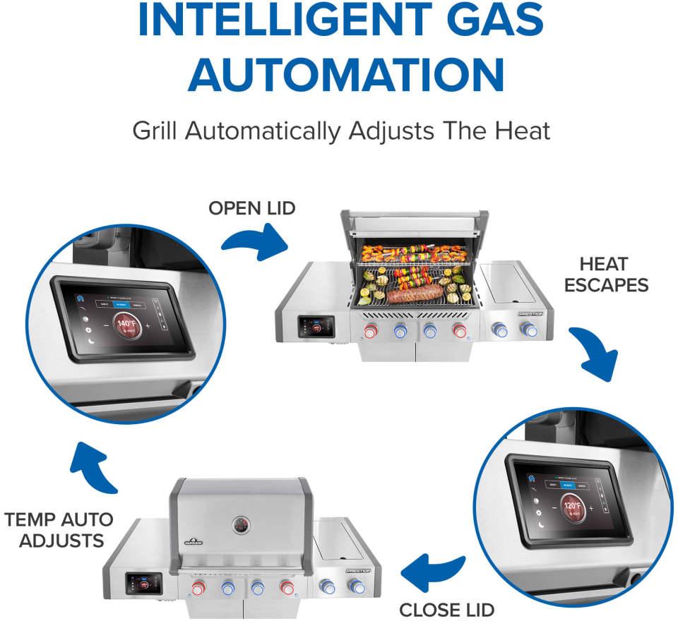 Napoleon - Prestige® PRO 500 Natural Gas Grill with Smart Technology - PRO500VXRSIBNSS