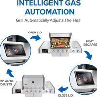 Napoleon - Prestige® PRO 500 Natural Gas Grill with Smart Technology - PRO500VXRSIBNSS