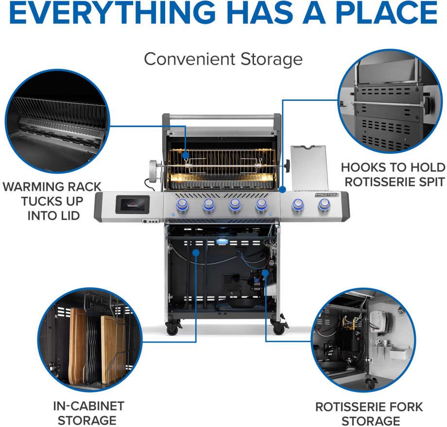 Napoleon - Prestige® PRO 500 Natural Gas Grill with Smart Technology - PRO500VXRSIBNSS