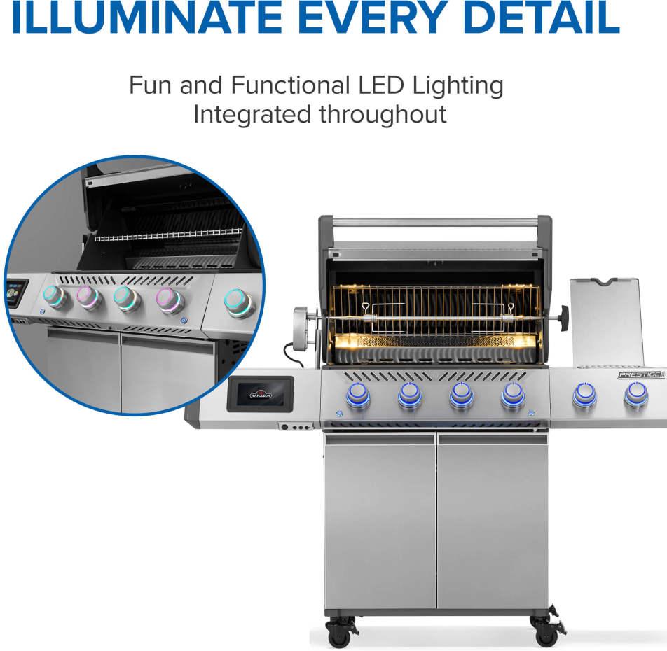 Napoleon - Prestige® PRO 500 Natural Gas Grill with Smart Technology - PRO500VXRSIBNSS
