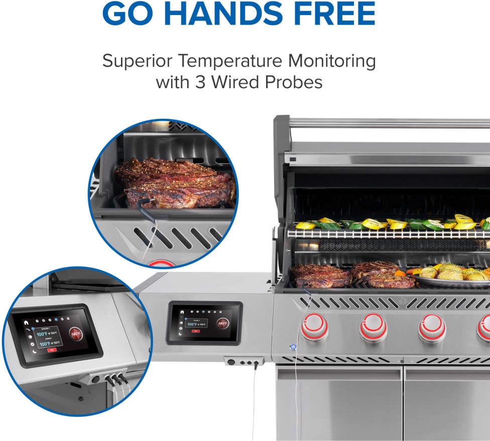 Napoleon - Prestige® PRO 500 Propane Gas Grill with Smart Technology - PRO500VXRSIBPSS