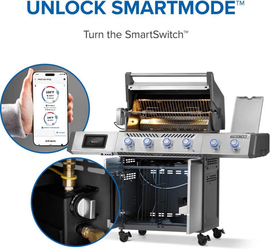 Napoleon - Prestige® PRO 500 Natural Gas Grill with Smart Technology - PRO500VXRSIBNSS