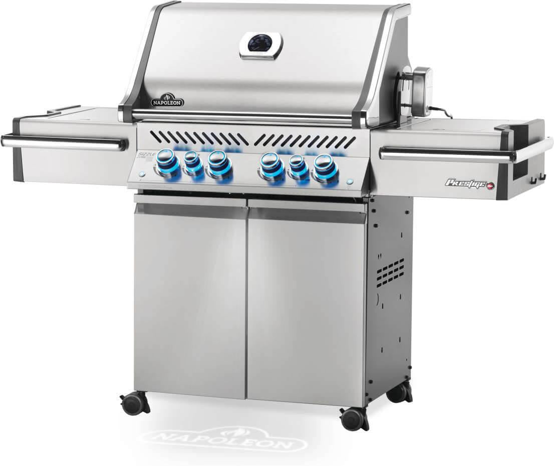 Napoleon - Prestige® PRO 500 Natural Gas Grill with Infrared Rear and Side Burners, Stainless Steel - PRO500RSIBNSS-3