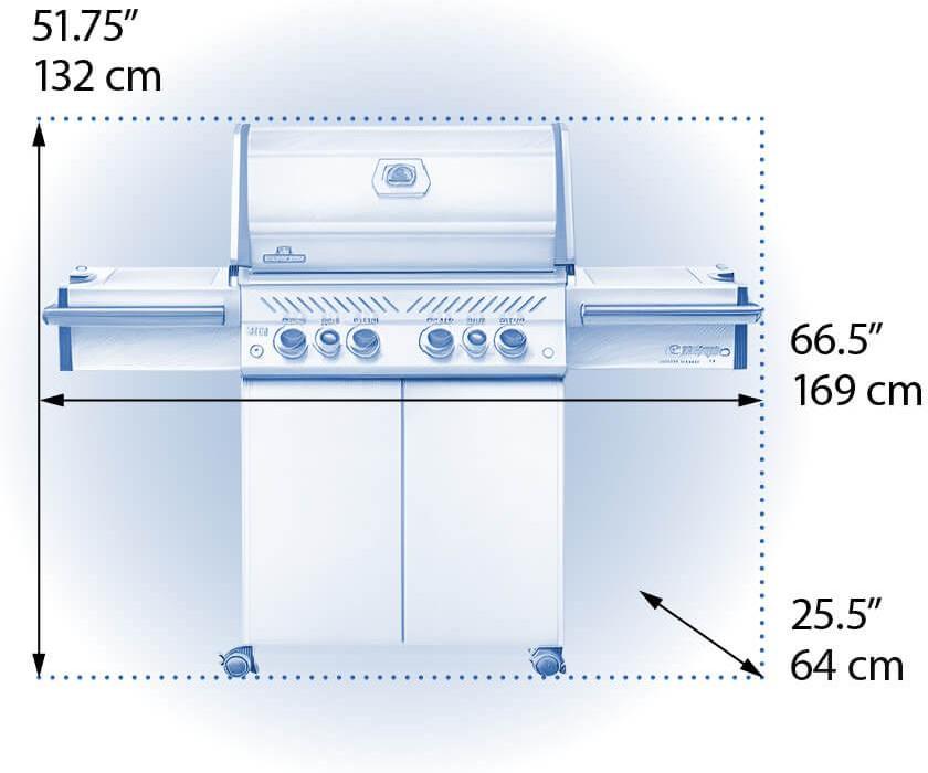 Napoleon - Prestige® PRO 500 Natural Gas Grill with Infrared Rear and Side Burners, Stainless Steel - PRO500RSIBNSS-3