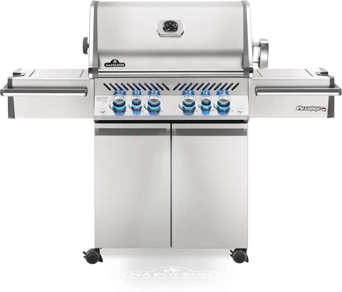 Napoleon - Prestige® PRO 500 Natural Gas Grill with Infrared Rear and Side Burners, Stainless Steel - PRO500RSIBNSS-3