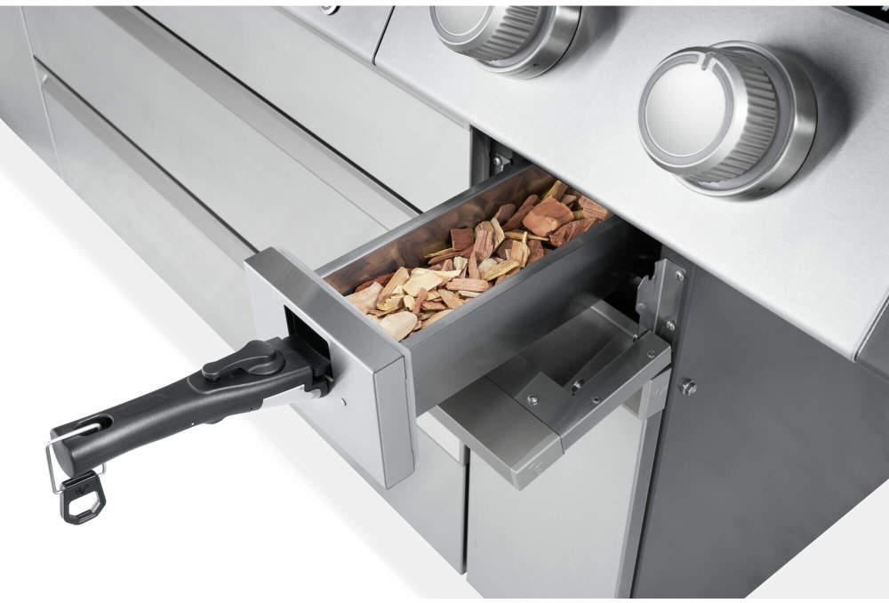 Napoleon - Prestige® PRO 665 Elite Propane Gas Grill with Smart Technology & Electric Smoker Box - PRO665VXRSIBPSS