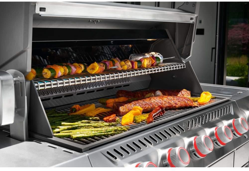 Napoleon - Prestige® PRO 665 Elite Propane Gas Grill with Smart Technology & Electric Smoker Box - PRO665VXRSIBPSS