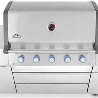 Napoleon - Prestige® PRO 665 Elite Propane Gas Grill with Smart Technology & Electric Smoker Box - PRO665VXRSIBPSS
