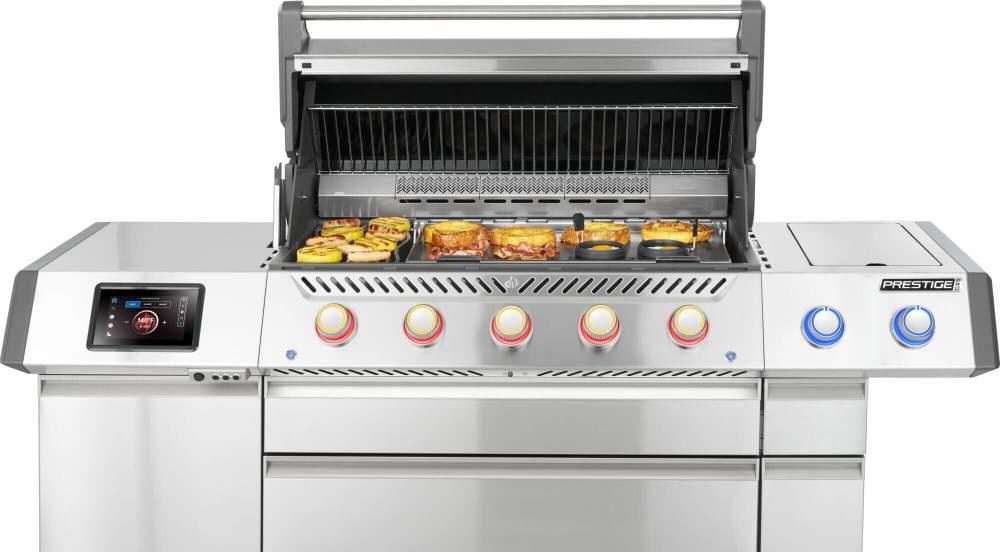Napoleon - Prestige® PRO 665 Elite Propane Gas Grill with Smart Technology & Electric Smoker Box - PRO665VXRSIBPSS