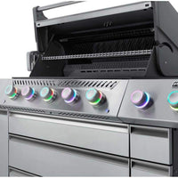 Napoleon - Prestige® PRO 665 Elite Propane Gas Grill with Smart Technology & Electric Smoker Box - PRO665VXRSIBPSS
