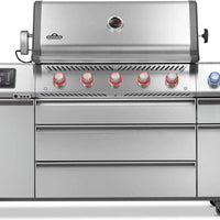 Napoleon - Prestige® PRO 665 Elite Propane Gas Grill with Smart Technology & Electric Smoker Box - PRO665VXRSIBPSS