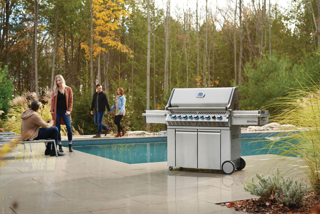 Napoleon - Prestige® PRO 665 Propane Gas Grill with Infrared Rear and Side Burners, Stainless Steel - PRO665RSIBPSS-3