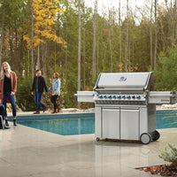 Napoleon - Prestige® PRO 665 Propane Gas Grill with Infrared Rear and Side Burners, Stainless Steel - PRO665RSIBPSS-3
