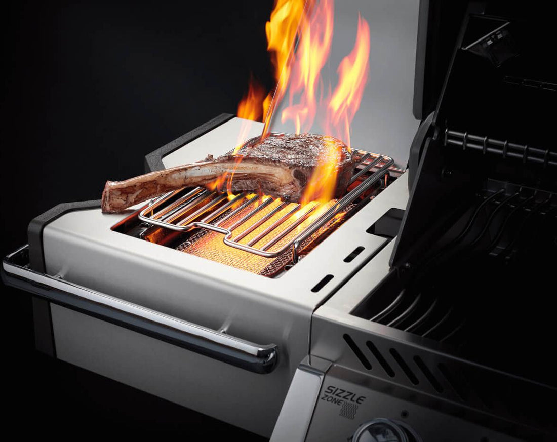 Napoleon - Prestige® PRO 665 Propane Gas Grill with Infrared Rear and Side Burners, Stainless Steel - PRO665RSIBPSS-3