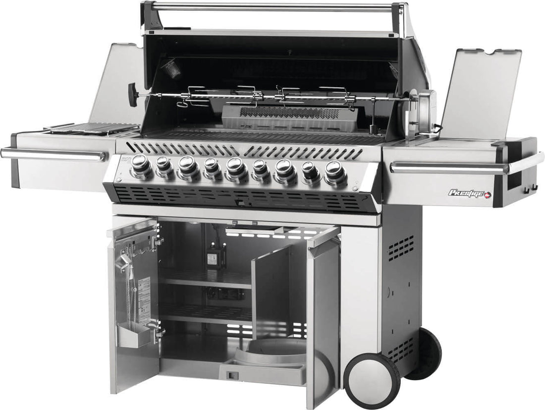 Napoleon - Prestige® PRO 665 Propane Gas Grill with Infrared Rear and Side Burners, Stainless Steel - PRO665RSIBPSS-3