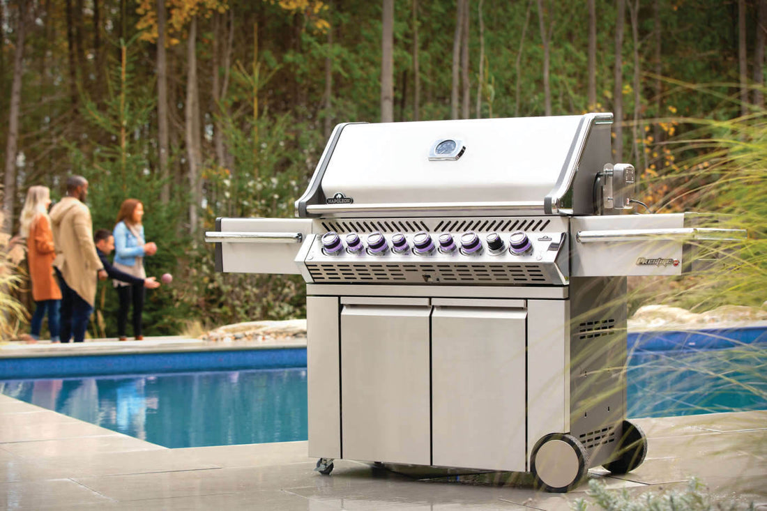 Napoleon - Prestige® PRO 665 Propane Gas Grill with Infrared Rear and Side Burners, Stainless Steel - PRO665RSIBPSS-3