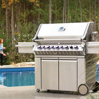 Napoleon - Prestige® PRO 665 Propane Gas Grill with Infrared Rear and Side Burners, Stainless Steel - PRO665RSIBPSS-3