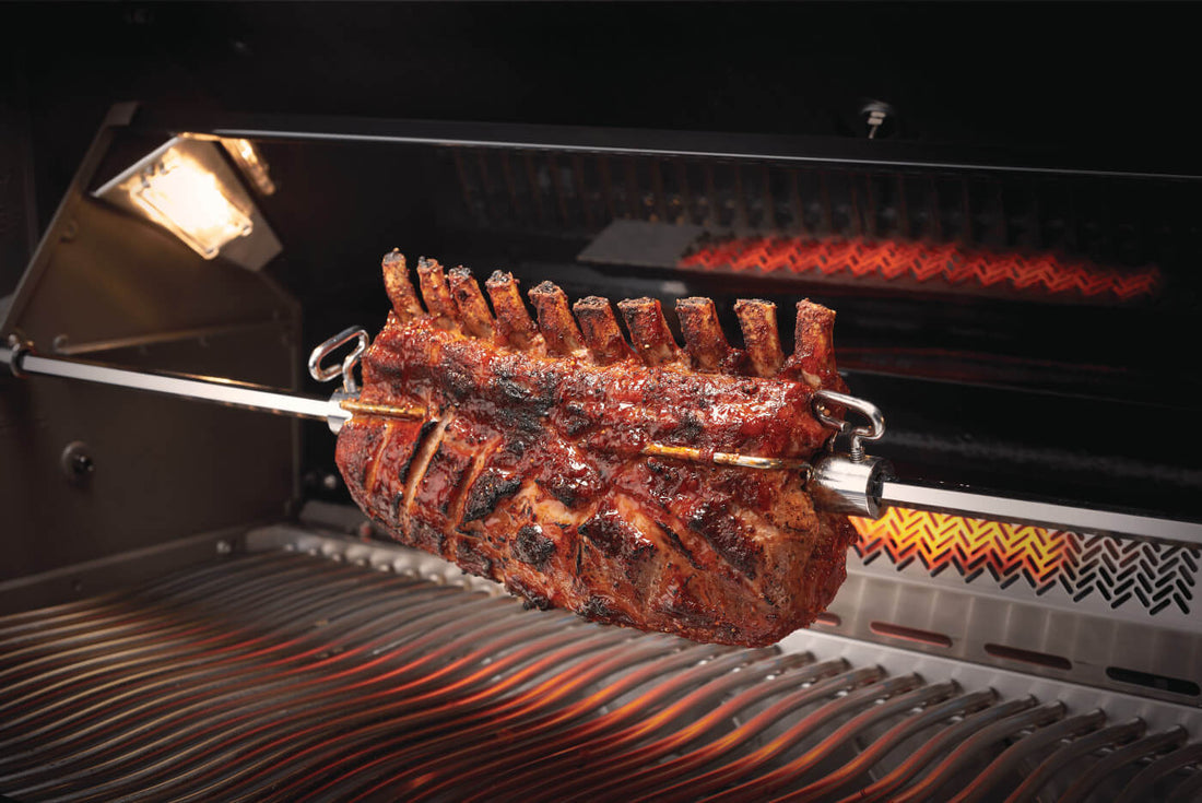Napoleon - Prestige® PRO 665 Propane Gas Grill with Infrared Rear and Side Burners, Stainless Steel - PRO665RSIBPSS-3