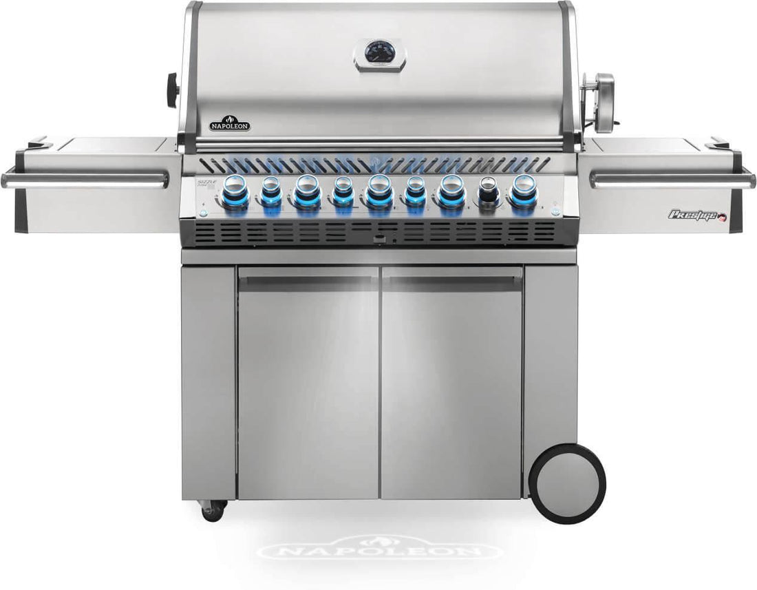 Napoleon - Prestige® PRO 665 Propane Gas Grill with Infrared Rear and Side Burners, Stainless Steel - PRO665RSIBPSS-3