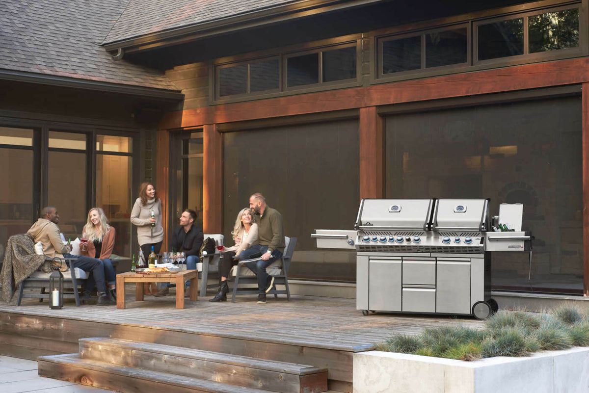 Napoleon - Prestige® PRO 825 Propane Gas Grill with Power Side Burner and Infrared Rear & Bottom Burners, Stainless Steel - PRO825RSBIPSS-3
