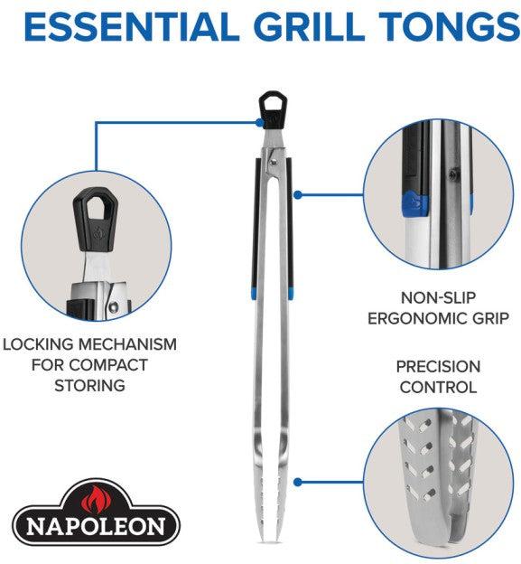Napoleon - Pull-Lock Stainless Steel Tongs - GATL004