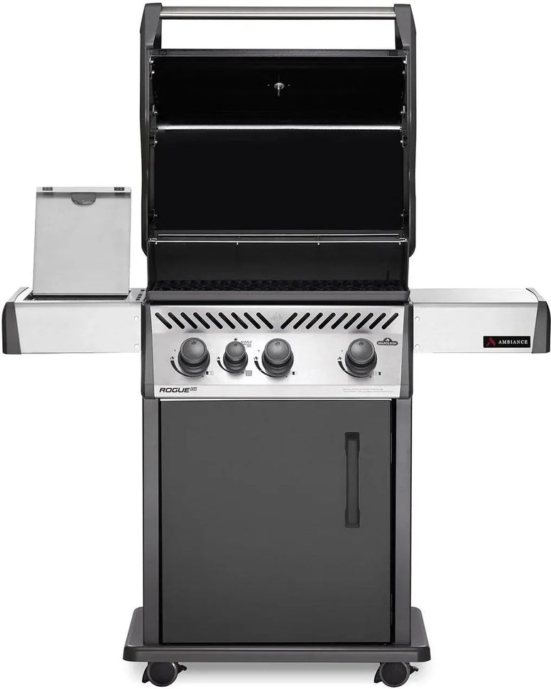Napoleon - Rogue® PRO 425 Ambiance, Natural Gas Grill with Infrared Side Burner, Grey - RP425SIBNCH-2-AMB