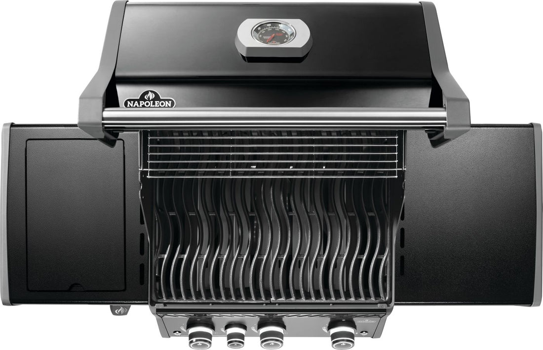 Napoleon - Rogue® PRO 425 Natural Gas Grill with Infrared Side Burner, Black - RP425SIBNK-2