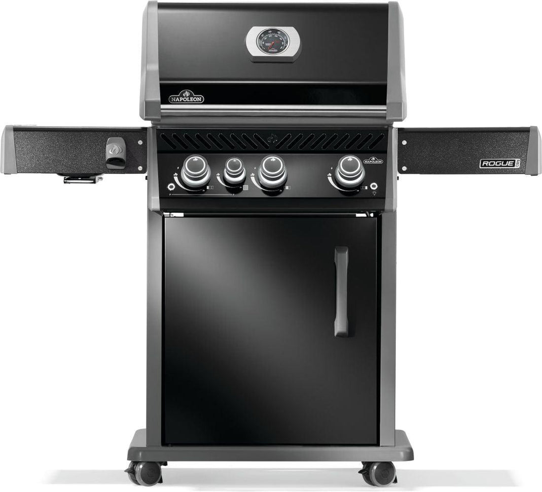 Napoleon - Rogue® PRO 425 Natural Gas Grill with Infrared Side Burner, Black - RP425SIBNK-2