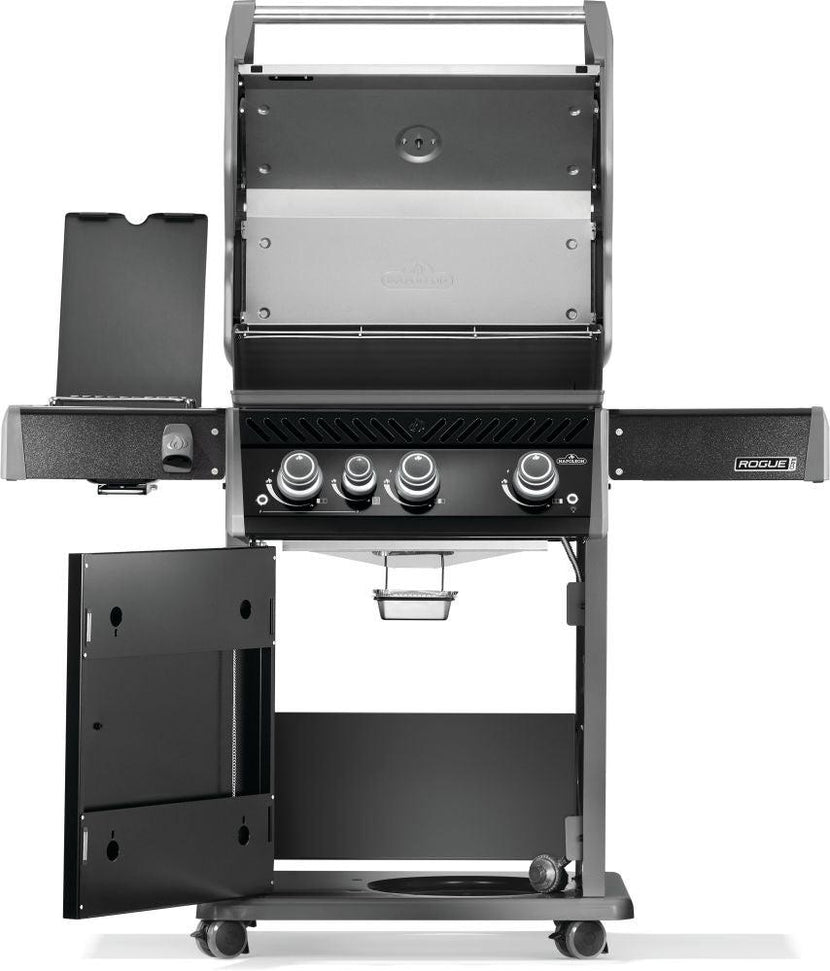 Napoleon - Rogue® PRO 425 Natural Gas Grill with Infrared Side Burner, Black - RP425SIBNK-2